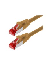 Helos Patchkabel S/FTP PIMF CAT 6 braun 0,25m Netzwerk 6 SFTP 0,25 m Braun (191055)