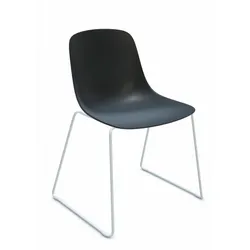 Infiniti Stuhl Pure Loop Sled Kunststoff Schwarz