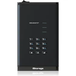 iStorage diskAshur PRO3 HDD 500GB (0.50 TB), Externe Festplatte, Schwarz
