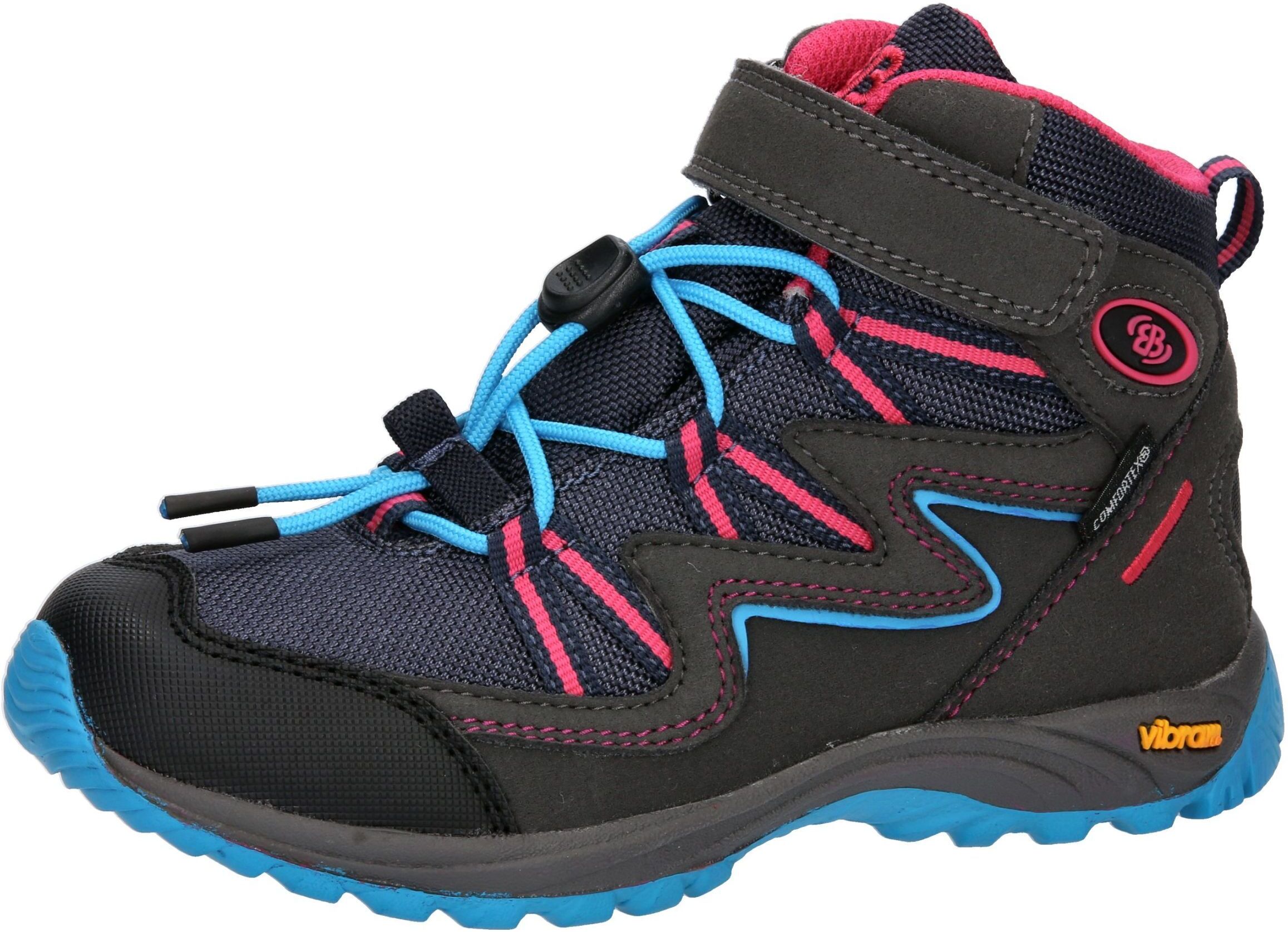 Wanderstiefel BRÜTTING "Outdoorstiefel Atlanta High VS", Gr. 32, grau, Synthetik, Schuhe Wanderstiefel grau 32