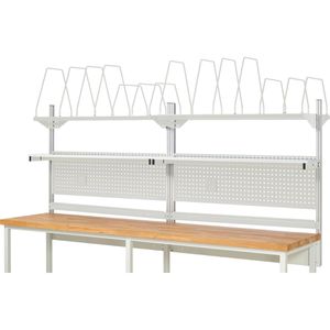 Rau System-Aufbau Komplettset 03, für Arbeitstisch/Werkbank mit Produktbreite 300 cm