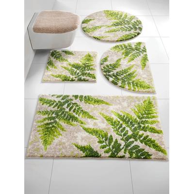 Badematte GRUND Gr. 3, grün, rechteckig (60cm x 100cm ), Badematten, Badematte
