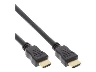 InLine® InLine High Speed Premium - HDMI mit Ethernetkabel - HDMI (M) bis HDMI (M) - 2 m - Dreifachisolierung - Schwarz 17502P