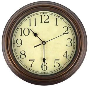 Uplift Picks Retro Wall Clock Large Vintage Silent Non Ticking Classic Home Decor Retro Wall Clock Large Vintage Silent Non Ticking Classic Home Decor