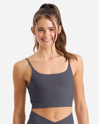 TriDri TD650 Women's Luxe Bra in Charcoal size Large   Nylon/Elastane