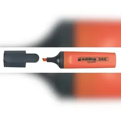 Textmarker edding 345 highlighter orange Keilspitze Packung mit 10 Stück