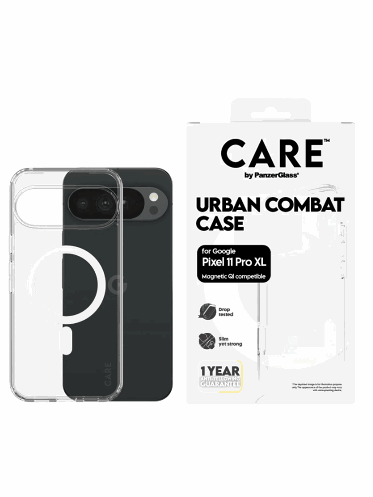 CARE by PanzerGlass Urban Combat Case w. Qi Google Pixel 11 Pro XL