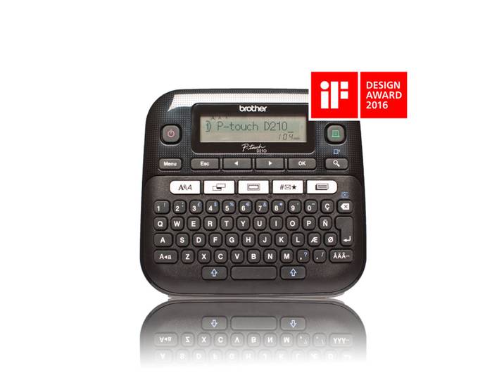 Brother PT-D210 étiqueteuse professionnelle, QWERTY, Transfert thermique, 180 x 180 DPI, 20 mm/sec, AAA, Alcaline