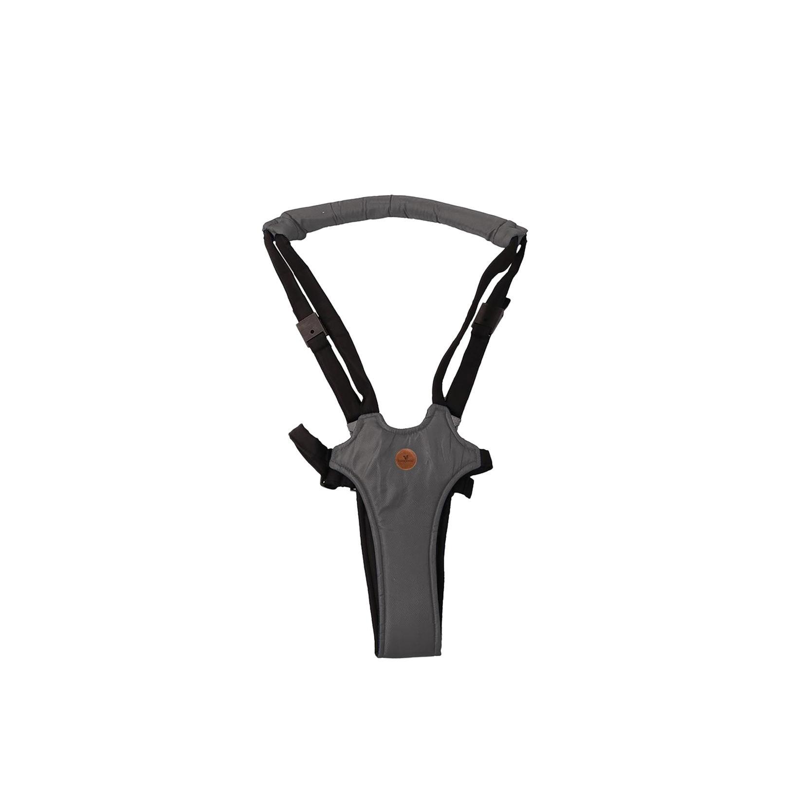 Cangaroo Babylaufgurt Happy feet, Lauflernhilfe, Laufleine, Gurt verstellbar grau