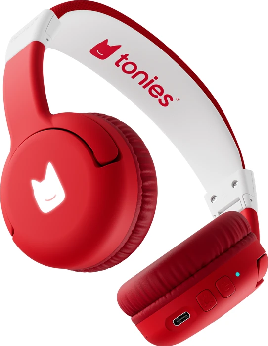 Tonies Bluetooth Kopfhörer - rot (rot/weiß, Für die Toniebox 2)