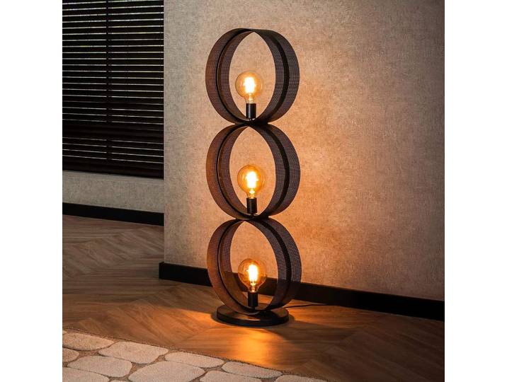 Lampe de salon en métal avec finition anthracite - Torre