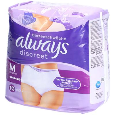 Always discreet Inkontinenz Pants plus M 10 St Binden