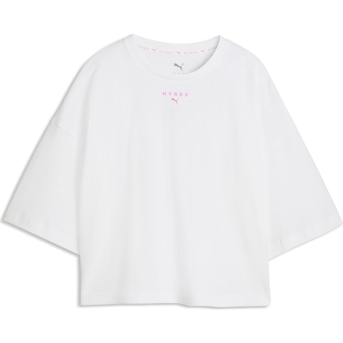 Puma W Puma X Hyrox Cropped Lifestyle Tee puma white (02) S 528509-02-S