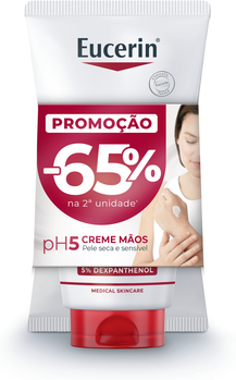 Eucerin Pack Duo PH5 Creme Mãos Pele Seca e Sensível
