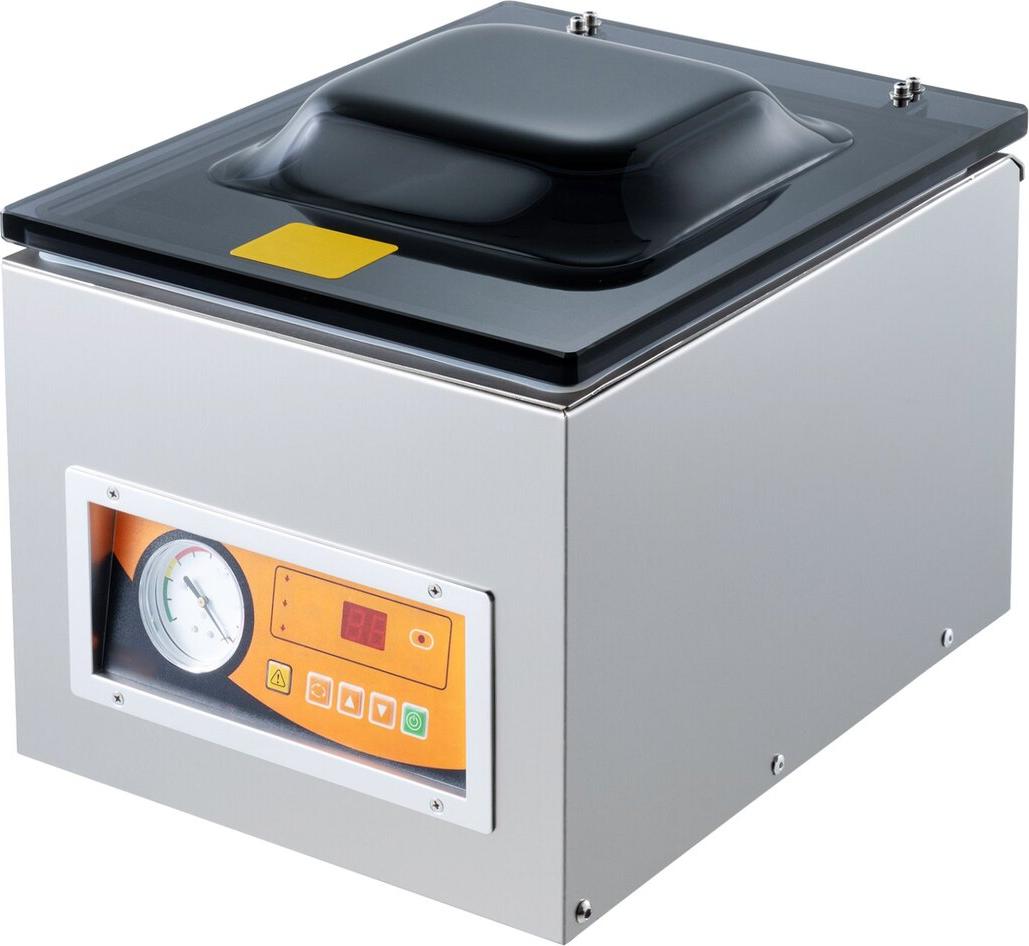 Chamber Vacuum Sealer, 260W Sealing Power, Vacuum Packing Machine for Wet Foods, Meats, Marinades and More, Compact Size with 10.2" Sealing Length, Applied in Home Kitchen and Commercial Use