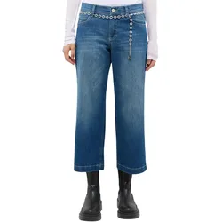 Angels Linn Jeans City Belt Culotte in Mittelblau-D42-L26