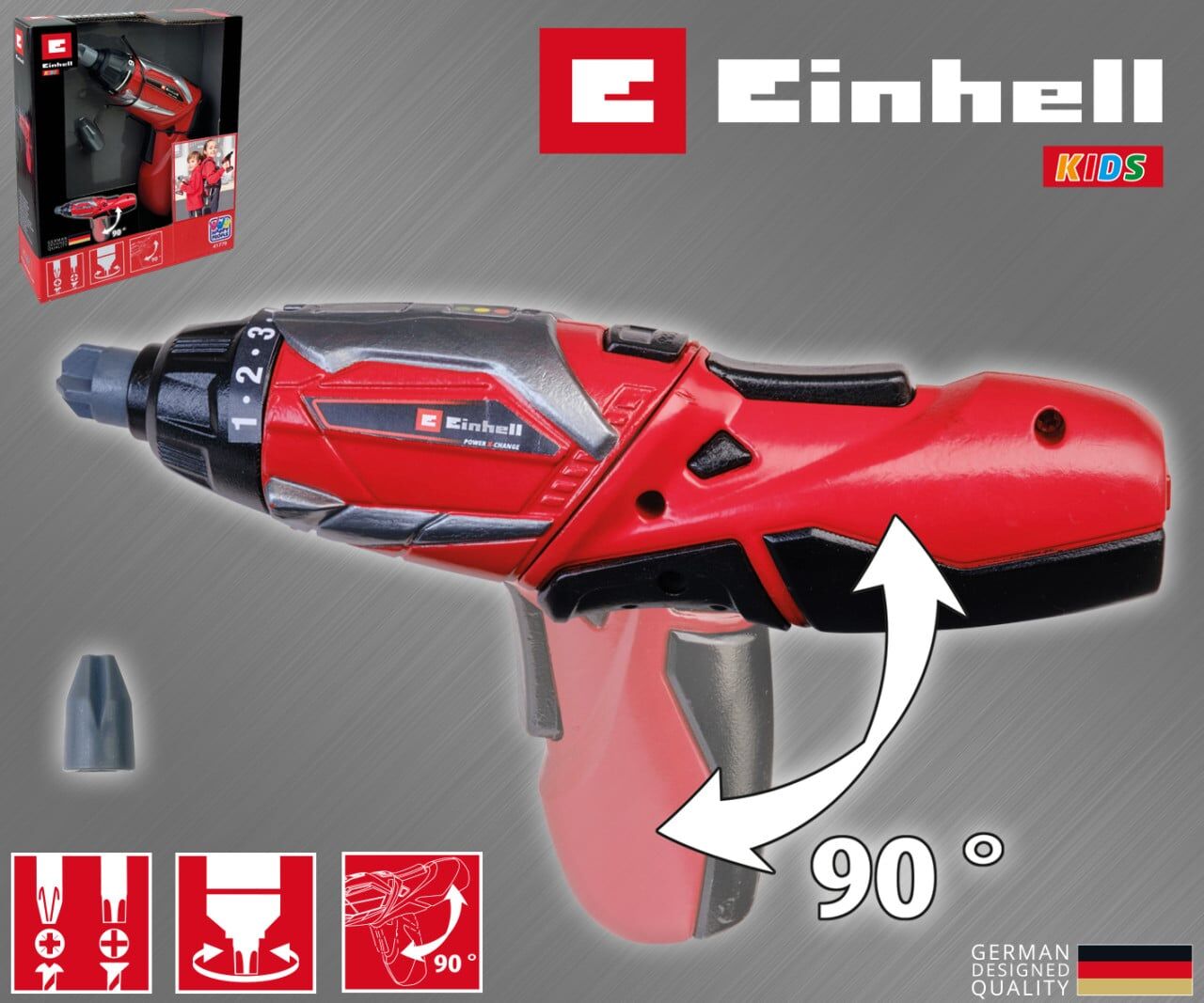 Einhell Kids Kinder-Mini Akkuschrauber