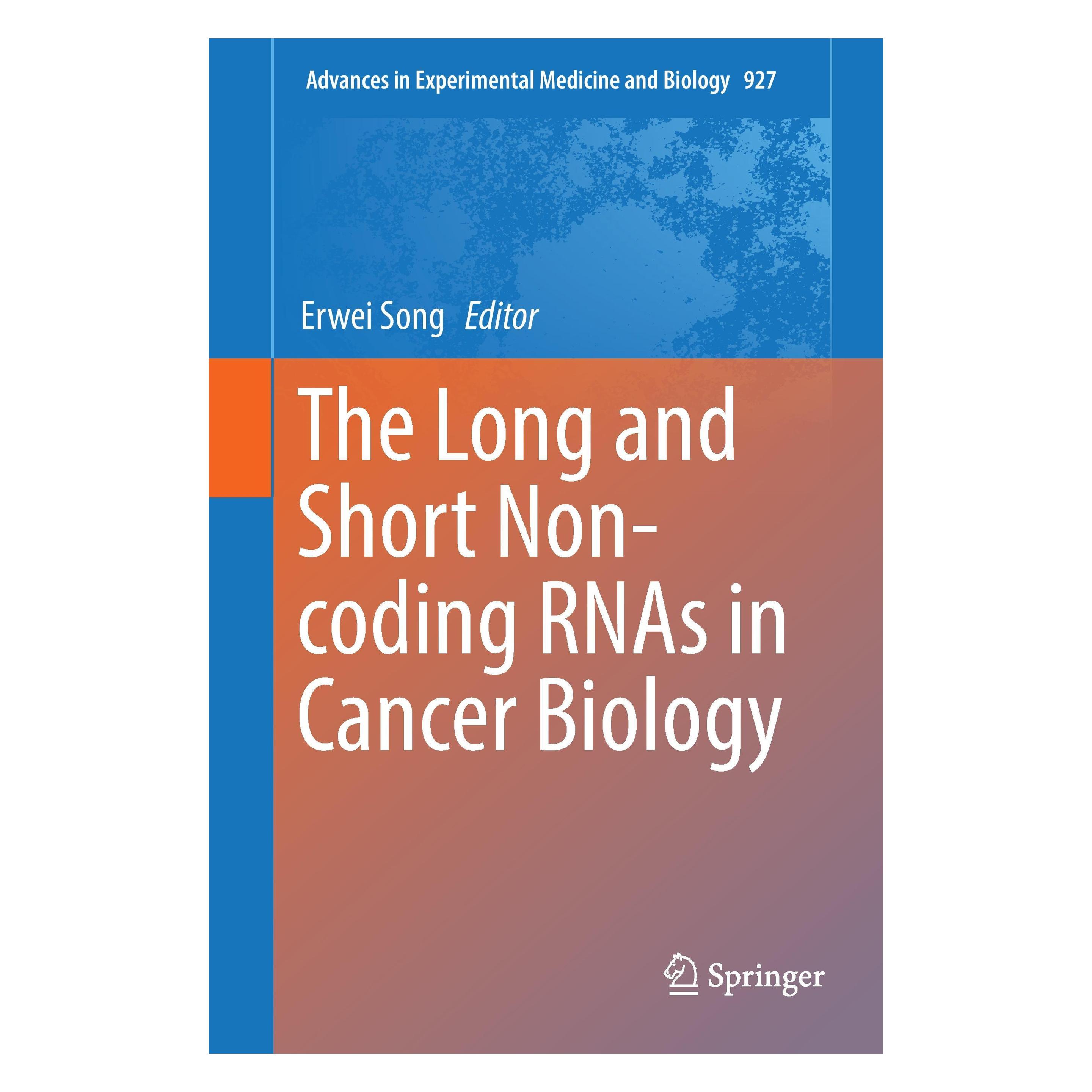 Springer The Long and Short Non-coding RNAs in Cancer Biology (Englisch, Hardcover, Erwei Song) (9789811014963)