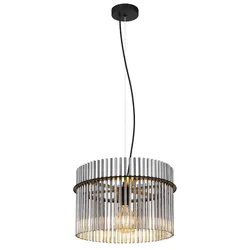RGB LED Pendelleuchte Hängelampe dimmbar Farbwechsel Fernbedienung H 150 cm