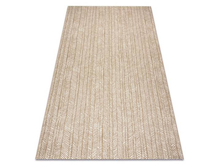 FLAT 48964265 Tapis sisal Chevron - couleur paille beige naturel ficelle - 160x230 cm