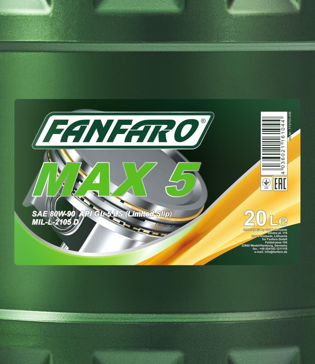 FANFARO FF8703-20 Schaltgetriebeöl (MTF)
