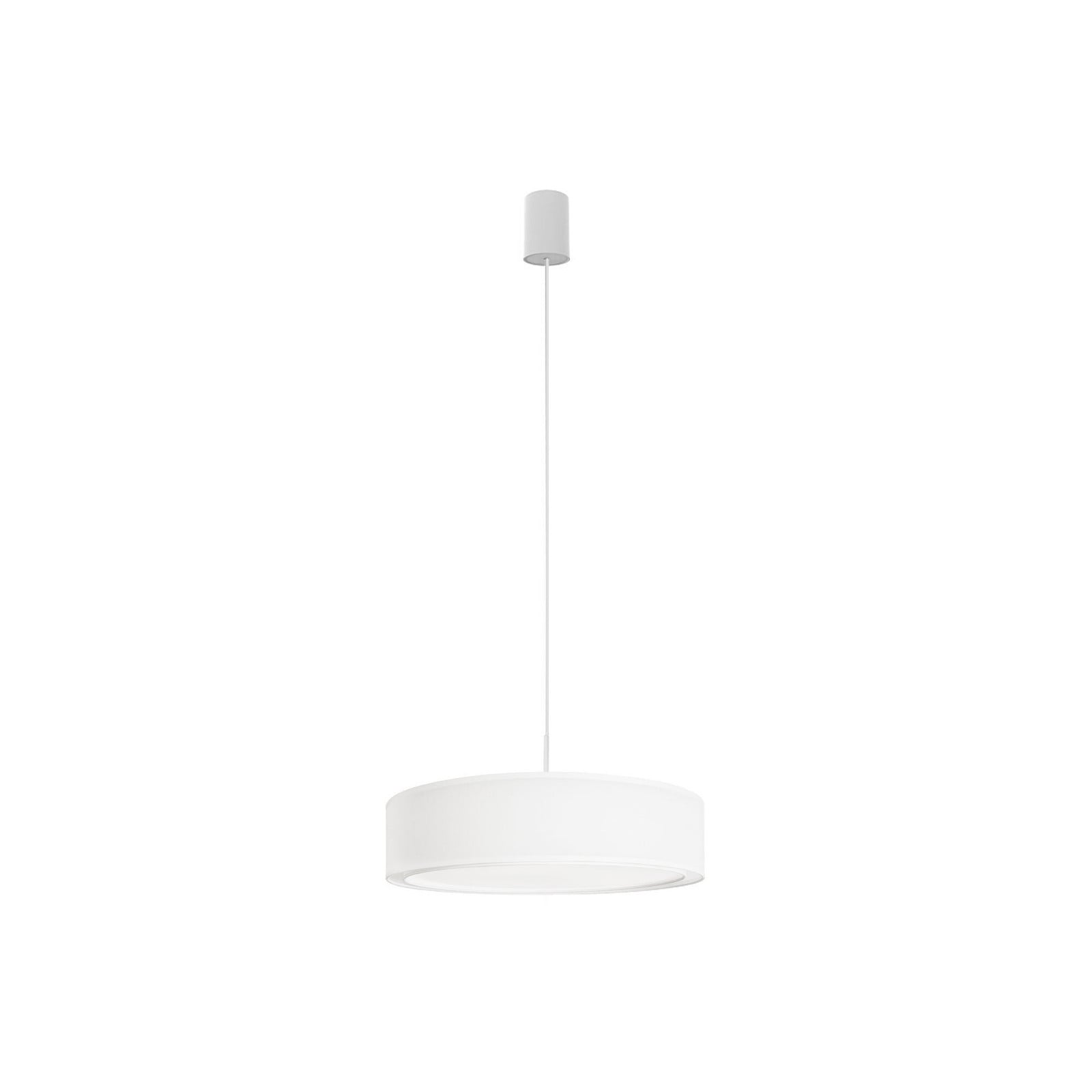 Lyora Witte hanglamp Mist ronde hanglamp Ø 56 cm