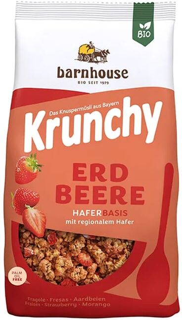 Barnhouse Muesli Krunchy Fresas 375g