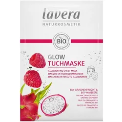 Drachenfrucht & Himbeere - Glow Tuchmaske
