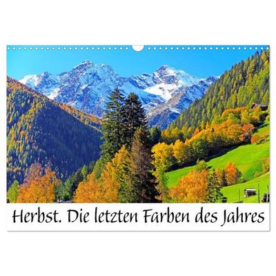 Herbst. Die letzten Farben des Jahres (Wandkalender 2027 DIN A3 quer), CALVENDO Monatskalender