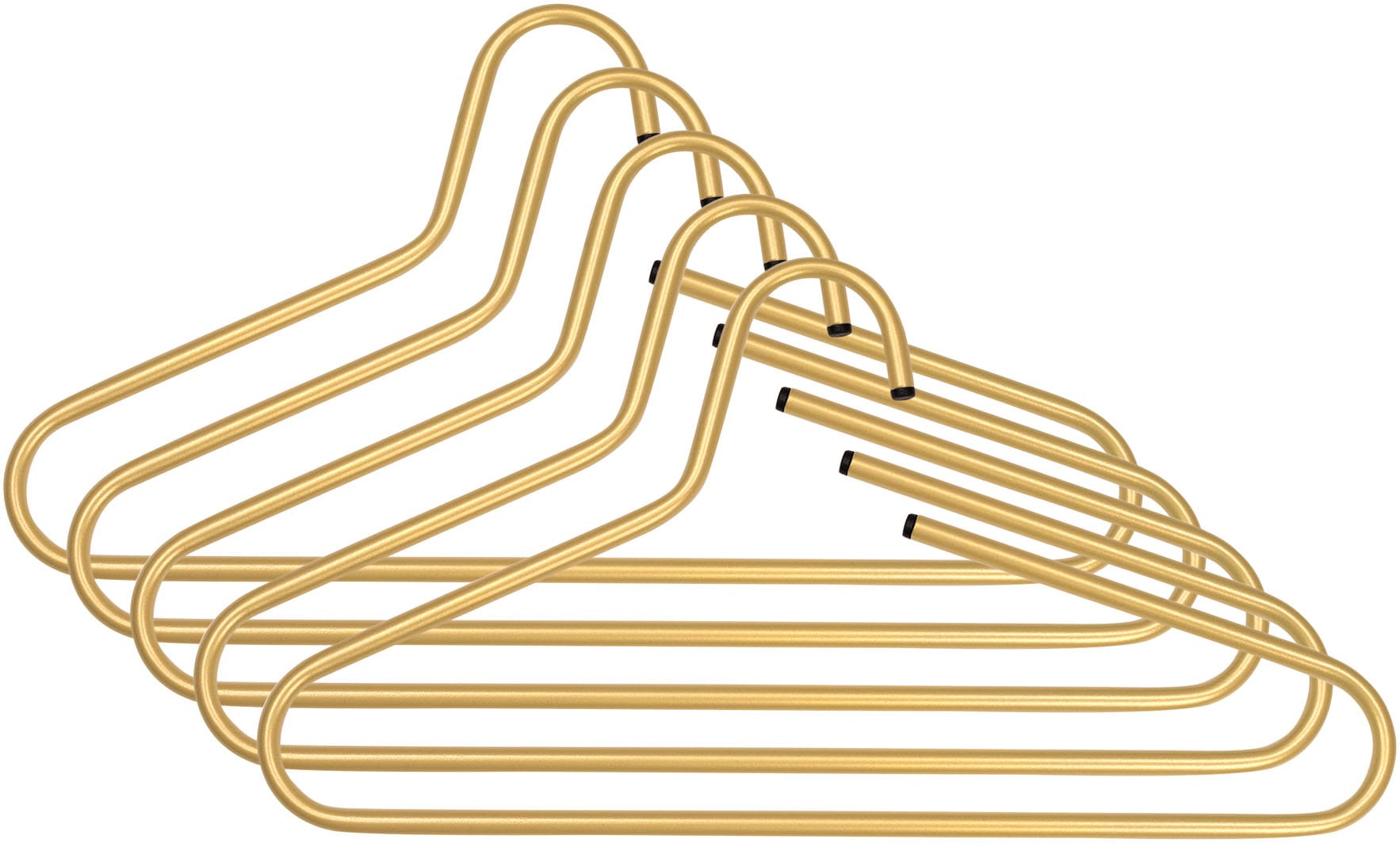 Kleiderbügel SPINDER DESIGN "Victorie", gold (goldfarben), B:42cm H:21,5cm T:1cm, Metall, Kleiderbügel, Kleiderbügel, Breite 42 cm goldfarben Einheitsgröße