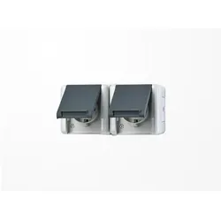 JUNG, Steckdose, 8220WTS SCHUKO 2fach-Steckd.m.TS