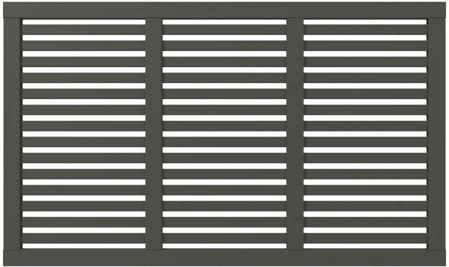 Plus Zaun Harmoni 180 x 107 cm umbragrau fungizidbehandelt