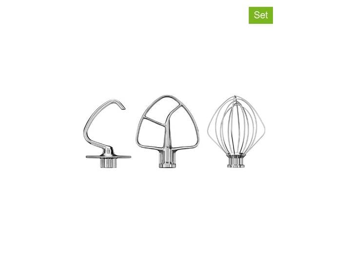 KitchenAid 3er-Set: Edelstahl-Maschinenaufsätze 5KSMTH3PSS