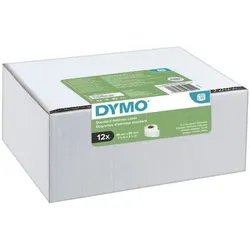 Dymo 12er-Pack LabelWriter Papier-Etiketten »S0722370« Vorteilspaket weiß