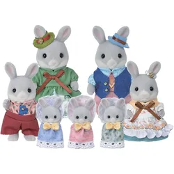 Sylvanian Families SYLVA Cottontail Rabbit Family Celebration set