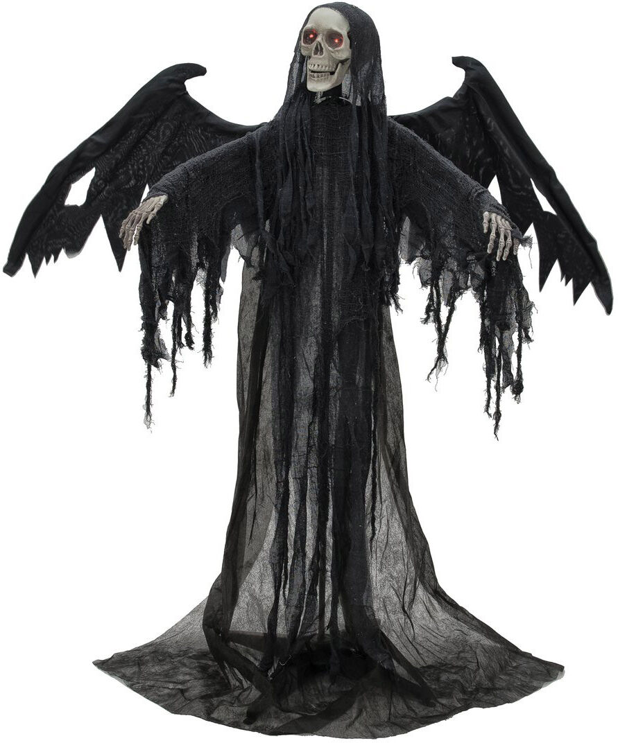 Europalms Halloween Schwarzer Engel, 175x100x66cm