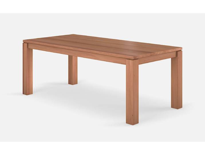 Modèle de table extensible Nice Aulne Naturel huilé
