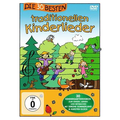 Die 30 besten traditionellen Kinderlieder - Simone Sommerland & Karsten Glück & Die Kita-Frösc,Simone Sommerland,Karsten Glück,Die Kita Frösche, DVD