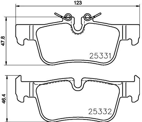 BREMBO P 06 094 Brake pad set