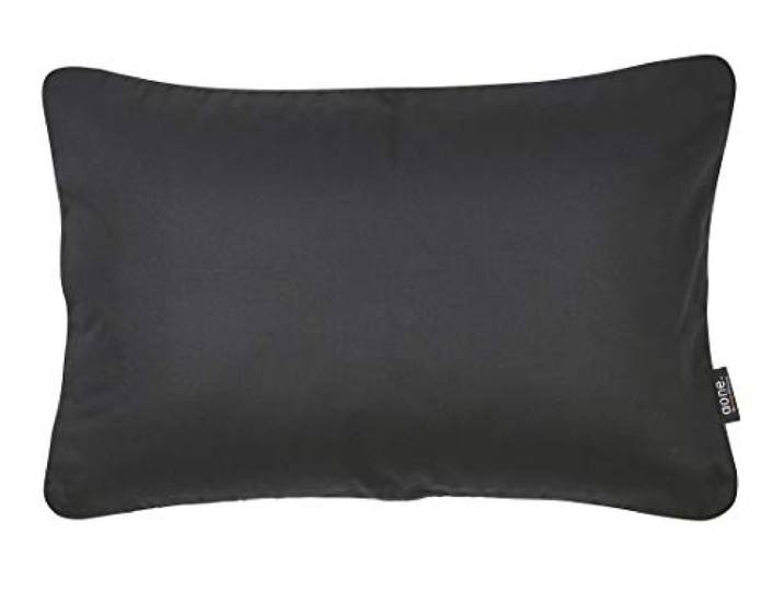 done. Cushion Uni Kissenhülle 40 cm x 60 cm Black