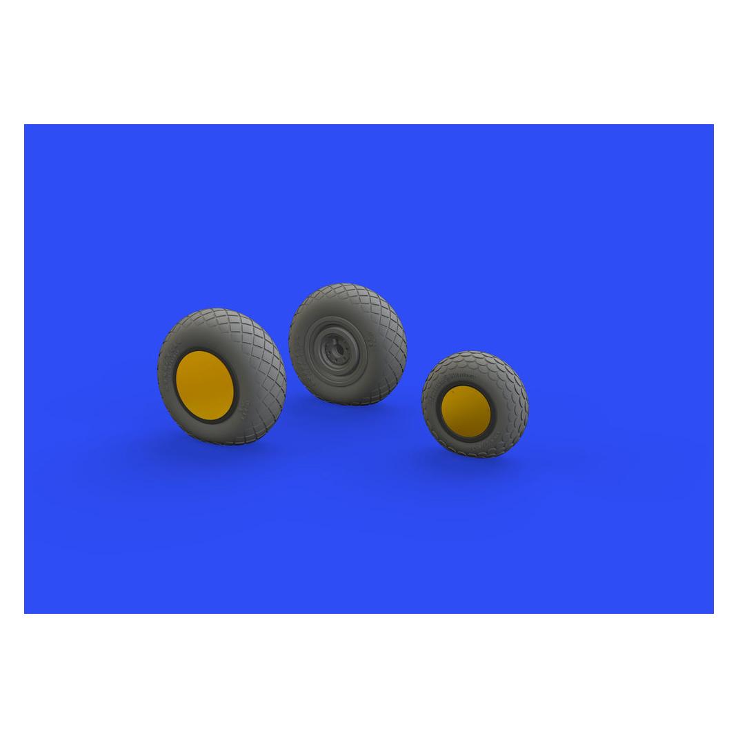 Eduard P-38F/G wheels for Tamiya (648515)