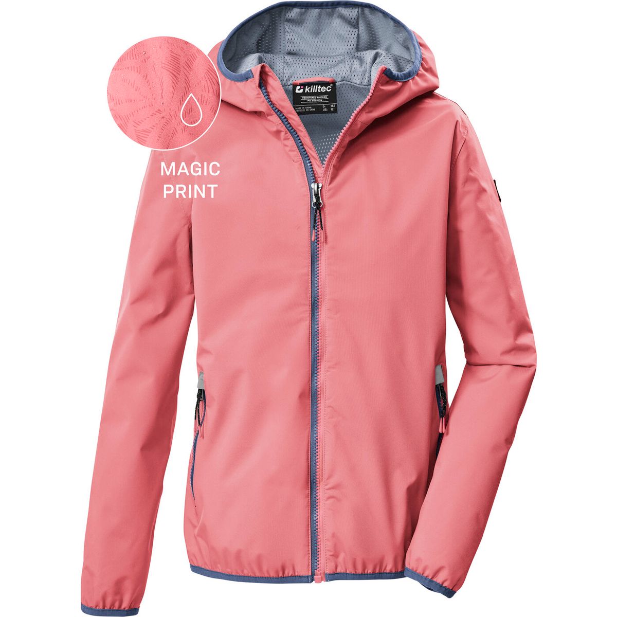 killtec KOS 156 Girls Jacket hellpink (00444) 116 44115-000-00444-116