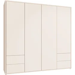 Kleiderschrank ALDA (BHT 224x214x60 cm) - beige - BHT 224x214x60 cm