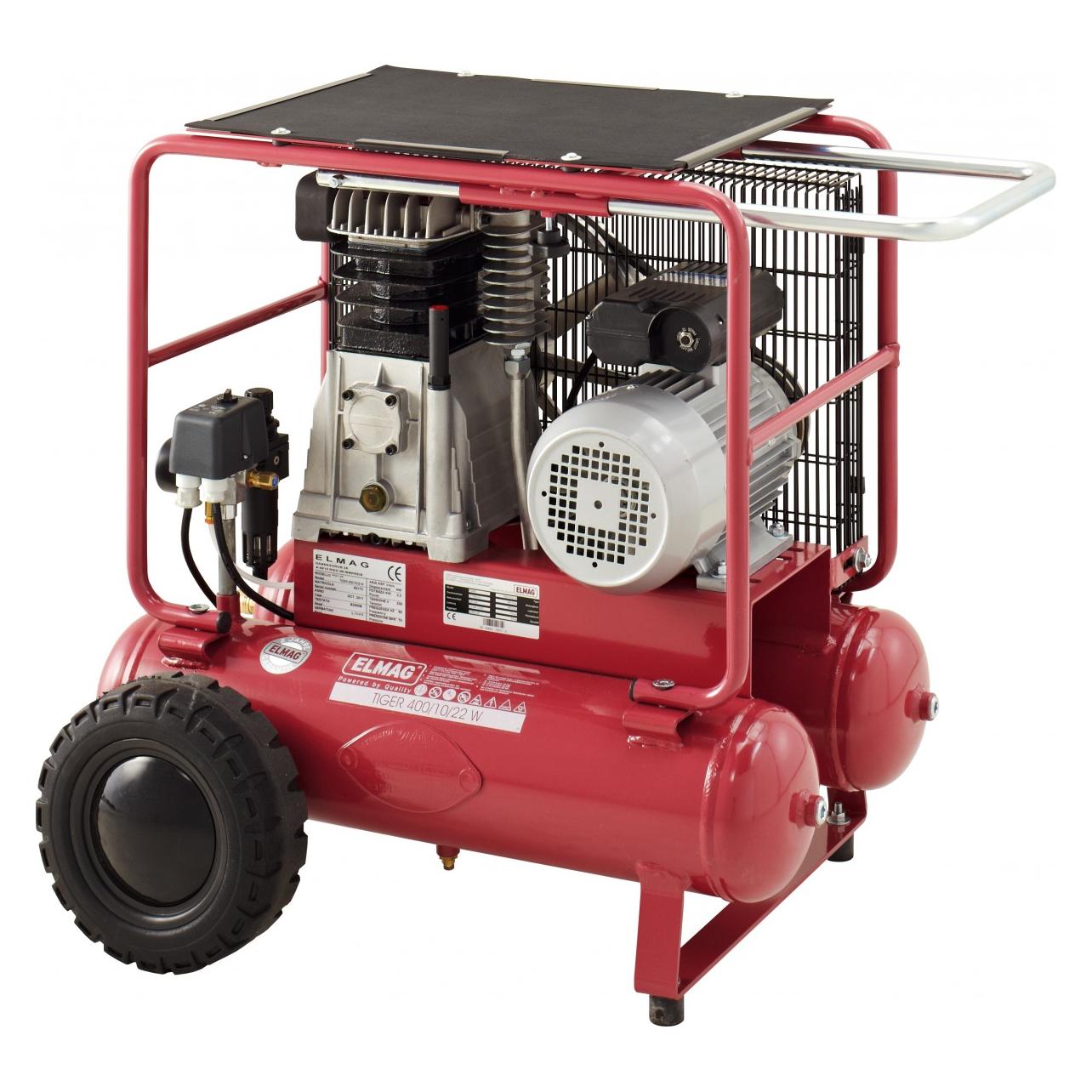 Elmag Montagekompressor Tiger 400/10/22 W (22 l, 10 Bar) (10071)