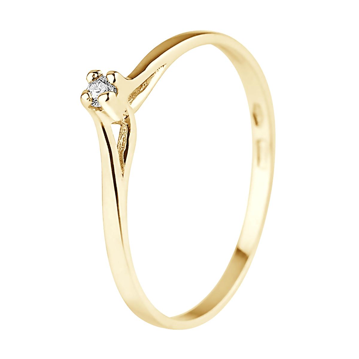 DIADEMA - Ring - Diamant - Gelbgold