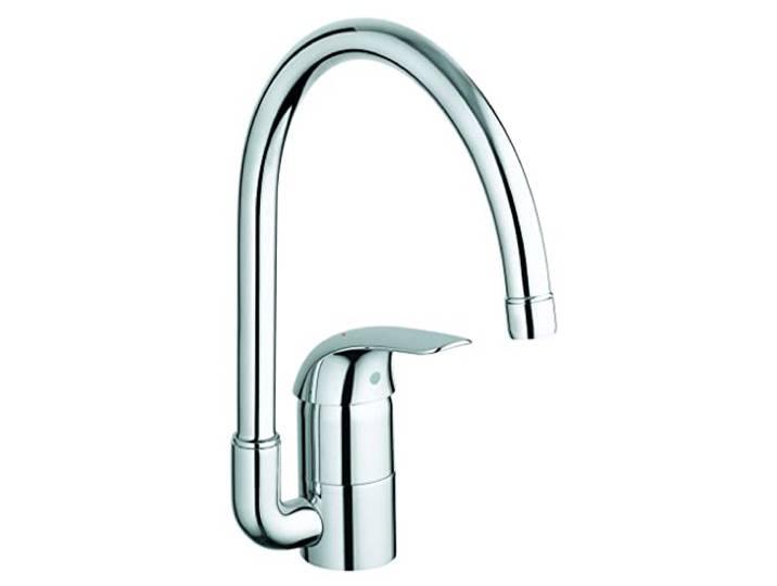 GROHE Eurosmart Care, Küchenarmatur, leichtgängig schwenkbar Wasserhahn Küche, hochwertige Kartusche, einfache Montage (chrom, 32752000)