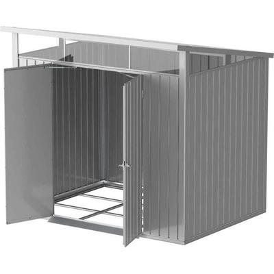 Metall Gerätehaus 249x231 Gartenhaus Flügeltür