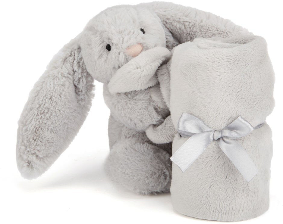 Jellycat Bashful Silver Bunny Soother (15 x 34 x 34 cm)