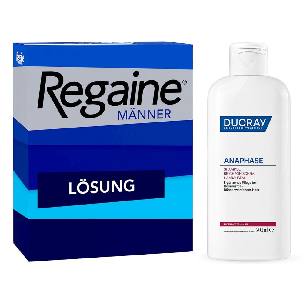 Regaine® Männer Lösung (3x60 ml) + Ducray Anaphase Shampoo 08107516