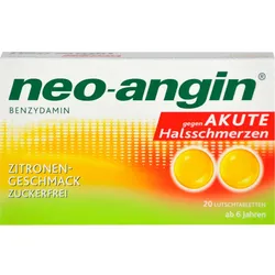 Neo-Angin Benzydamin Akute Halsschmerz Zitrone 20 ST